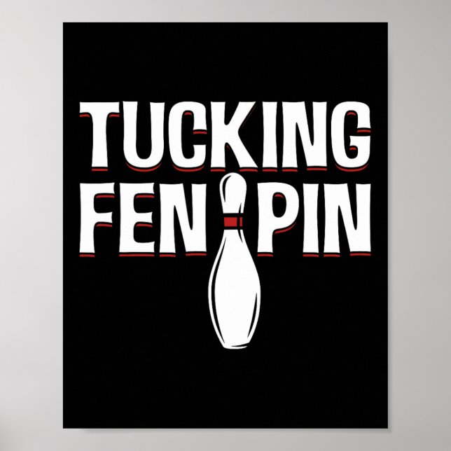 Affiche Épingle De Plume Pour Les Joueurs De Bowling (Devant)