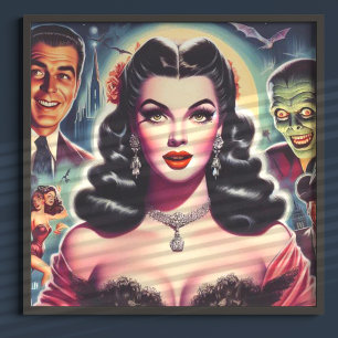 Affiche Épingle Goth vintage