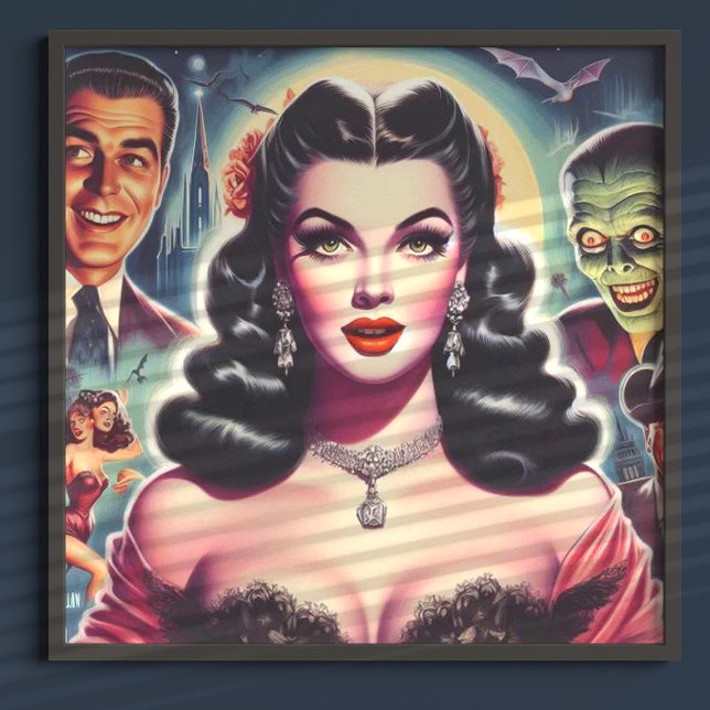 Affiche Épingle Goth vintage (Créateur téléchargé)