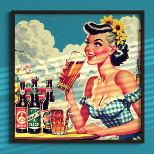Affiche Épingle vintage