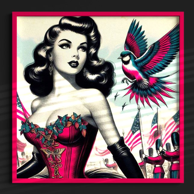 Affiche Épingle vintage alternative (Créateur téléchargé)