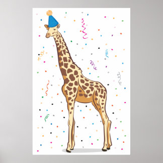 Affiche Épingler la queue sur la Giraffe (24x36)
