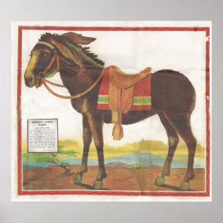 Affiche Épingler La Queue Sur L'Âne