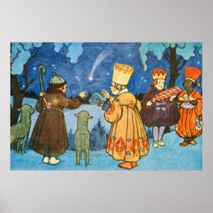 Affiche Epiphany Three Kings from the East by Zdenek Guth