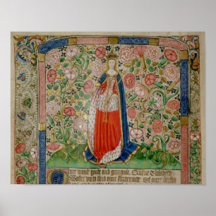 Affiche Épouse de la Reine d'Elizabeth Woodville de roi