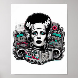 Affiche Épouse Hip hop De Frankenstein