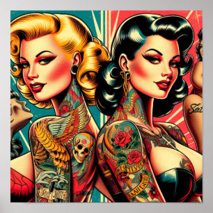 Affiche Épouse tatouée Filles