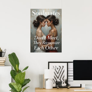 Affiche Épouses Femmes Inspirantes Amitié Art