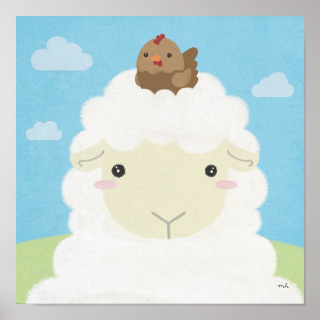 Affiche Épouses - Moutons et poussins 2 (Devant)