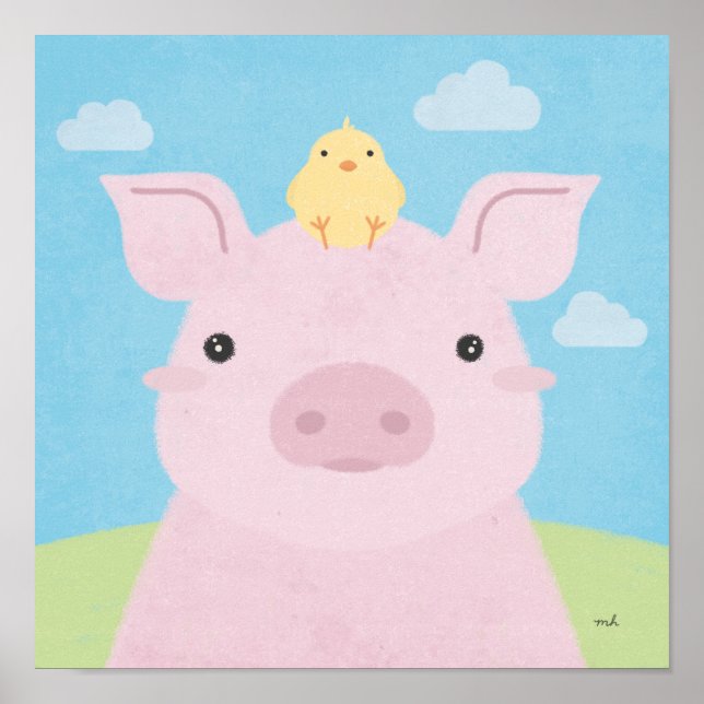 Affiche Époux - Piglet & Chick (Devant)