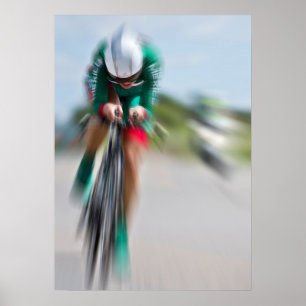 Affiche Épreuve féminine de contre-la-montre n°3 version F