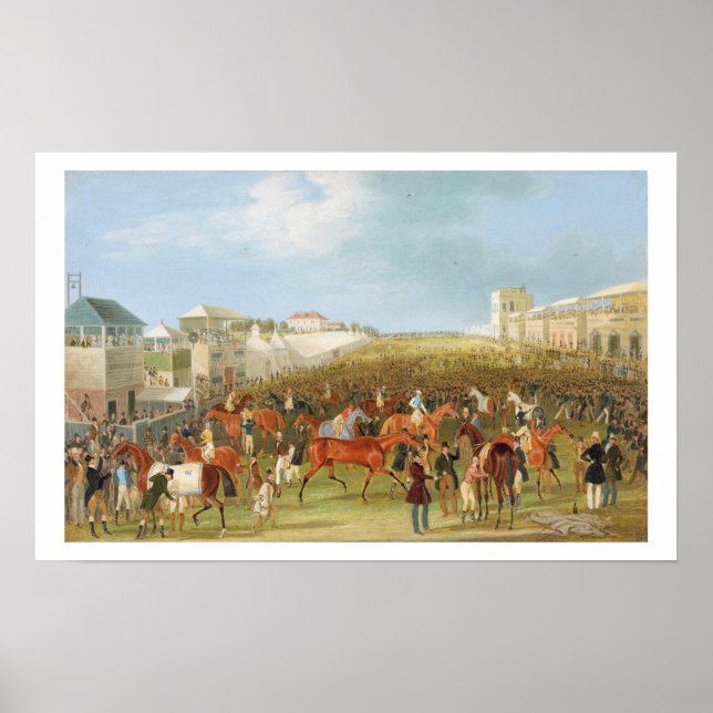 Affiche Epsom Races: The Race Over (oil on canvas) (Devant)