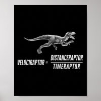 Équation du Geek math Dinosaur Velociraptor V2