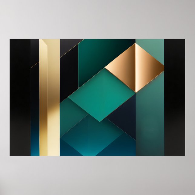 Affiche Équilibre des formes (Devant)