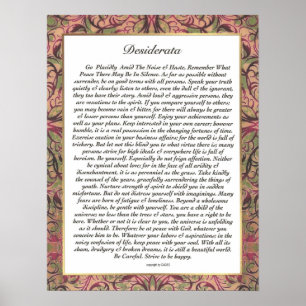 Affiche Équilibre multicolore de DESIDERATA
