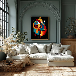 Affiche Équilibre Orbital Géométrie Moderne Constructivism