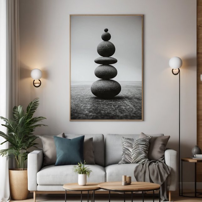 Affiche Équilibre Zen (Créateur téléchargé)