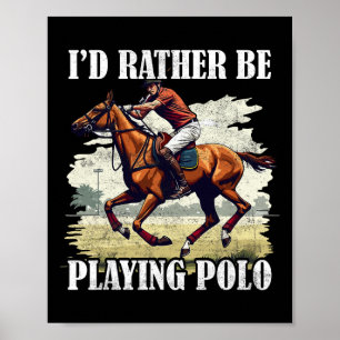 Affiche équine de Polo