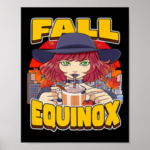 Affiche Équinoxe d'automne Septembre Célébrez le temps aut