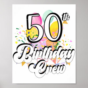 Affiche Équipage 50e anniversaire 50