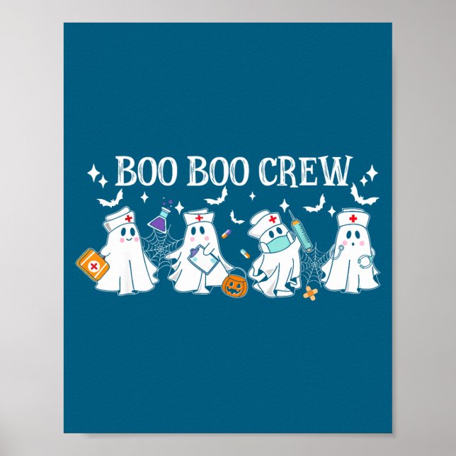 Affiche Équipage Boo Boo Infirmière Halloween Infirmière D (Devant)