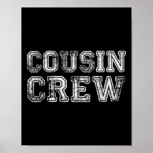 Affiche Équipage Cousin Rétro Famille Vacances Corresponda