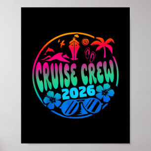 Affiche Équipage Croisière 2026 Croisière Famille Amis Vac