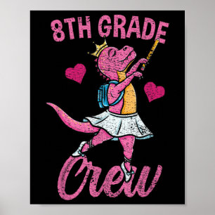 Affiche Équipage de 8e année Ballet Retour à l'école Fille