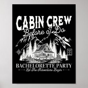 Affiche Équipage de Cabine Avant de Faire le Camp Bach Ent