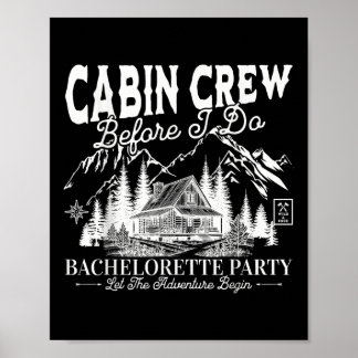 Affiche Équipage de Cabine Avant de Faire le Camp Bach Ent