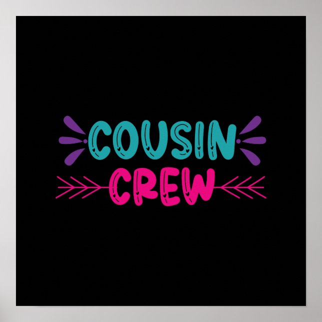 Affiche Équipage de cousin mignon (Devant)