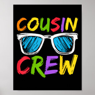 Affiche Équipage de Cousins Famille Équipage Cousins Garço