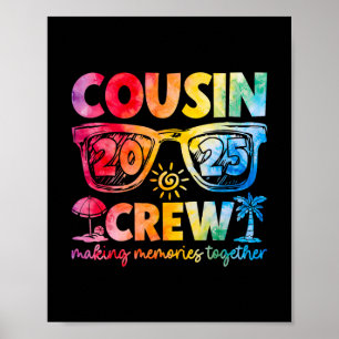 Affiche Équipage de cousins voyage de famille à la plage v