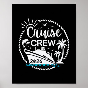 Affiche Équipage de croisière 2026 Croisières pour famille