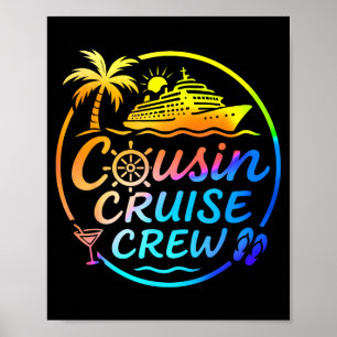 Affiche Équipage de croisière de cousin Trocal tenue de va