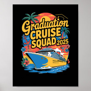 Affiche Équipage de croisière de fin d'études 2025 Croisiè