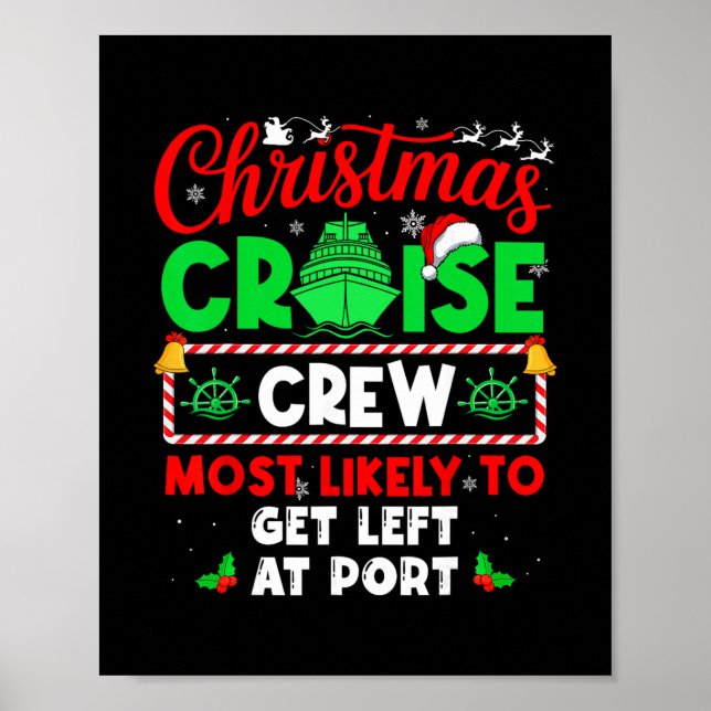 Affiche Équipage de croisière de Noël le plus susceptible  (Devant)