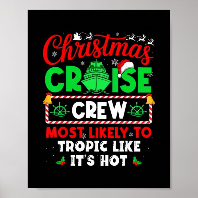 Affiche Équipage de croisière de Noël le plus susceptible  (Devant)
