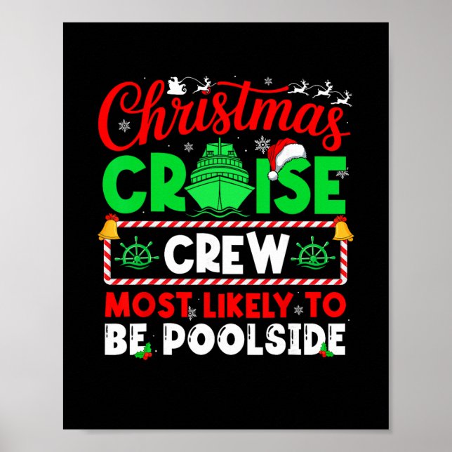 Affiche Équipage de croisière de Noël le plus susceptible  (Devant)