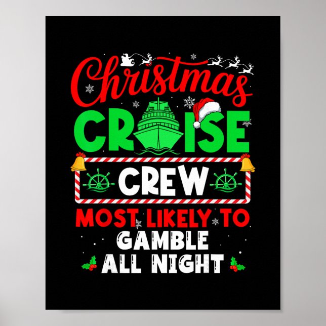 Affiche Équipage de croisière de Noël le plus susceptible  (Devant)