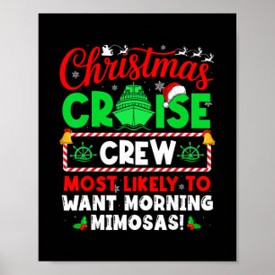 Affiche Équipage de Croisière de Noël le Plus Susceptible