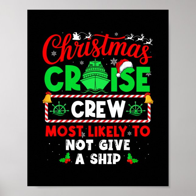 Affiche Équipage de croisière de Noël le plus susceptible  (Devant)