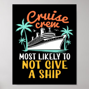 Affiche Équipage de croisière le plus susceptible de ne pa