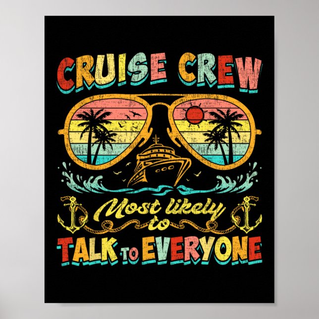 Affiche Équipage de croisière le plus susceptible de parle (Devant)