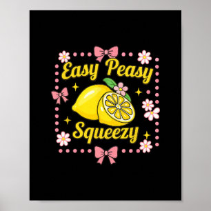 Affiche Équipage de limonade Easy Peasy Lemon Squeezy drôl