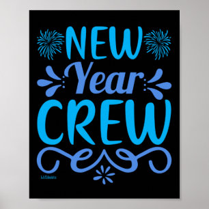AFFICHE ÉQUIPAGE DE NOUVELLE ANNÉE