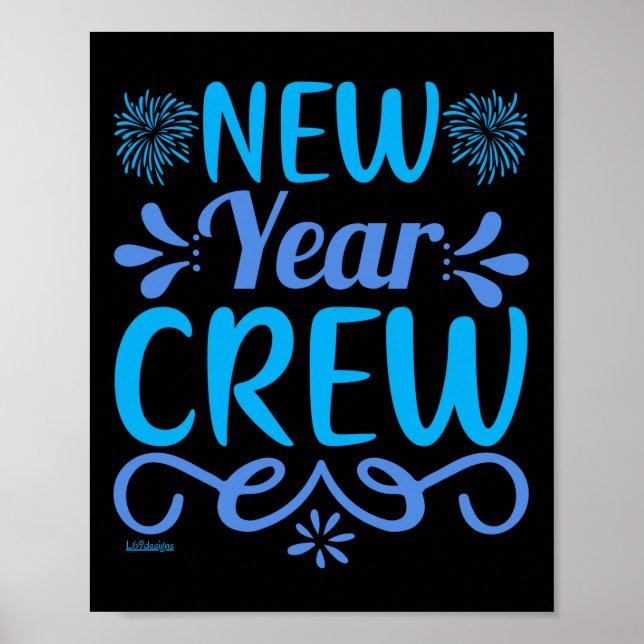 AFFICHE ÉQUIPAGE DE NOUVELLE ANNÉE (Devant)