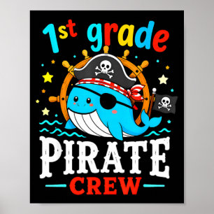 Affiche équipage de pirate de 1re année professeur de bale