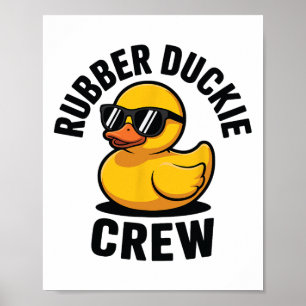 Affiche Équipage de Rubber Duckie Amour de Rubber Duck Dou