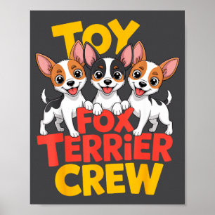 Affiche Équipage de Terrier de Renard Jouet Dessin Animé P
